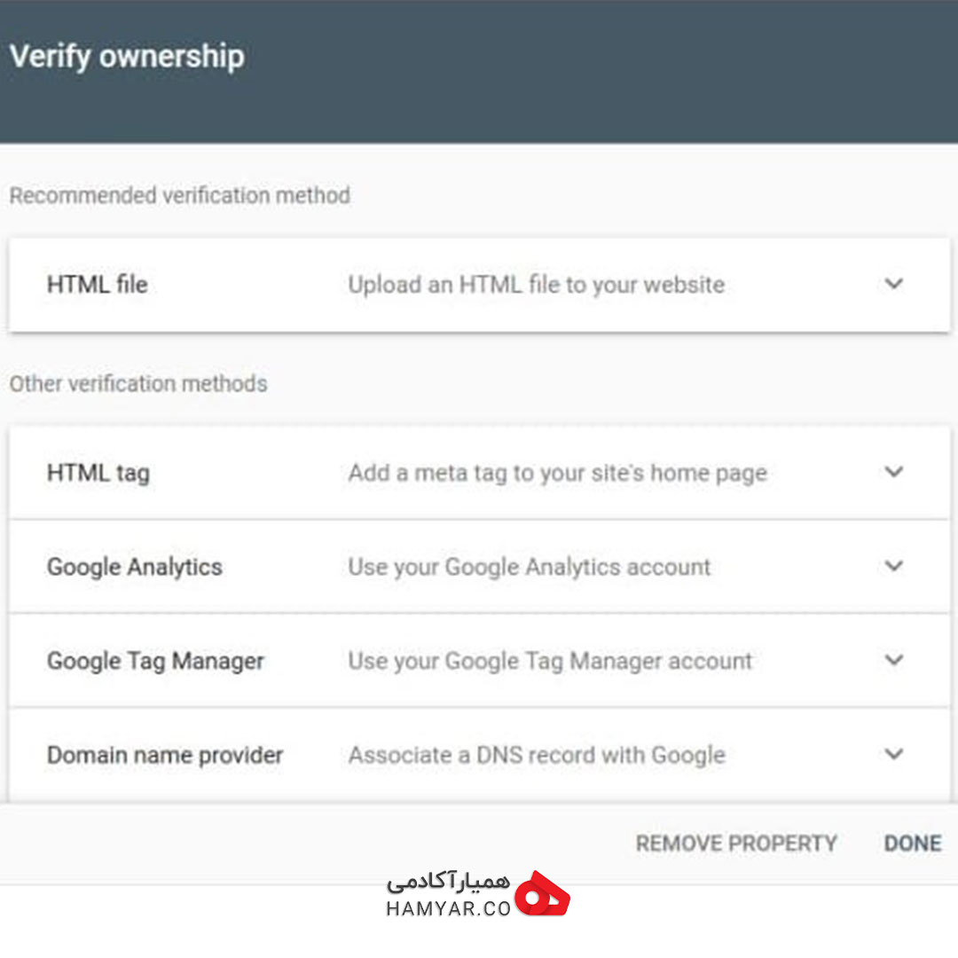 ثبت سایت در سرچ کنسول با روش URL Prefix