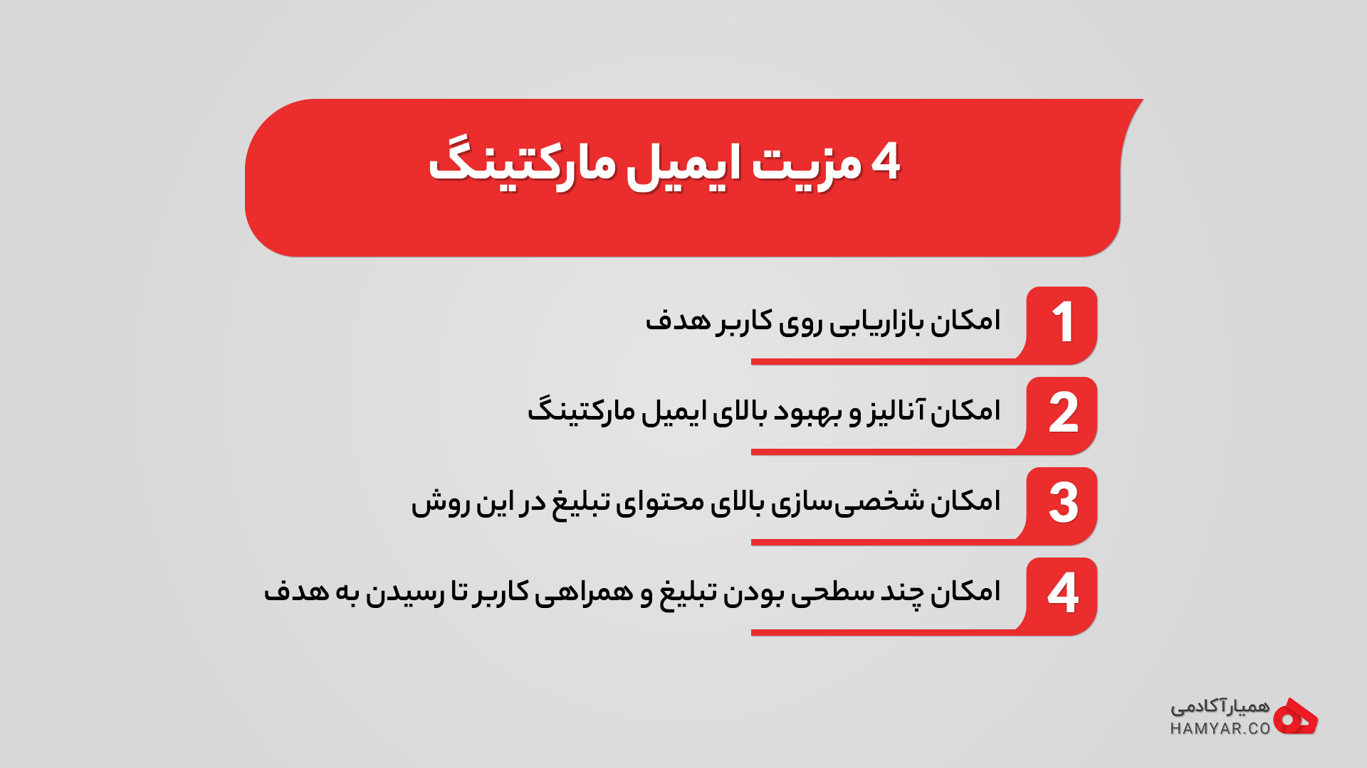 4 مزیت اصلی بازاریابی ایمیلی