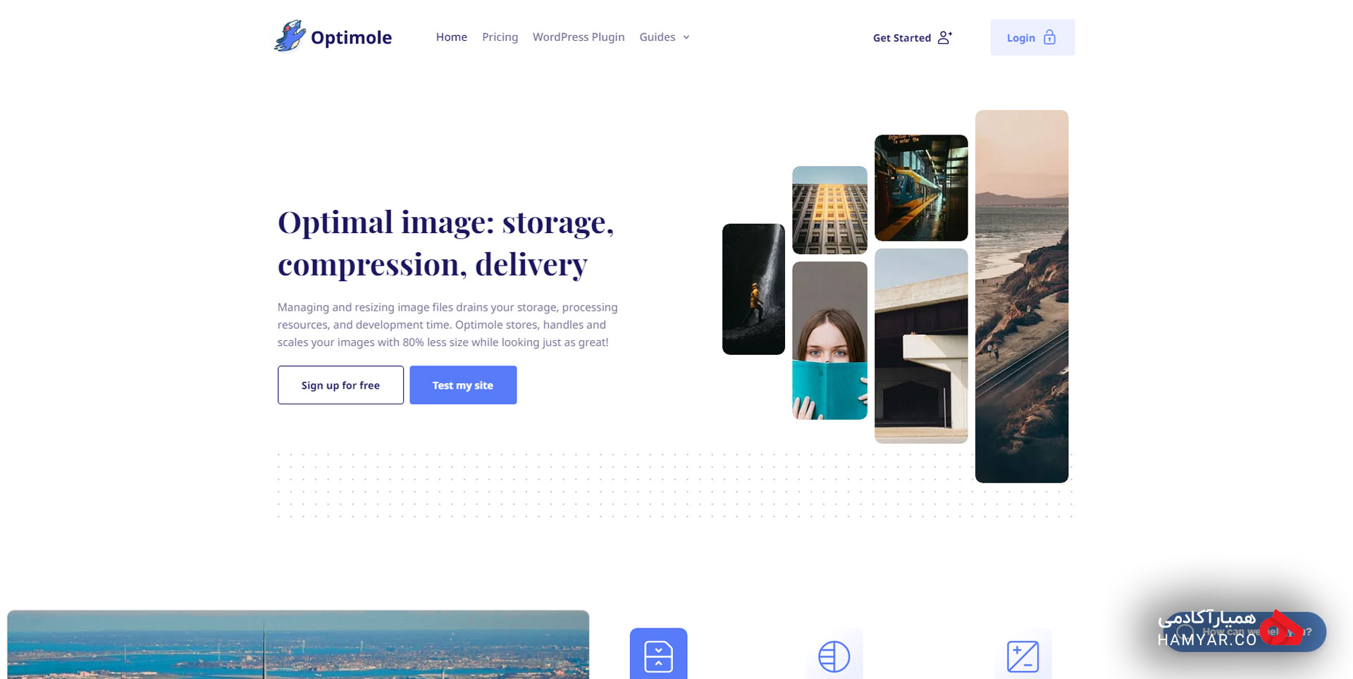 کم کردن حجم عکس با Optimole