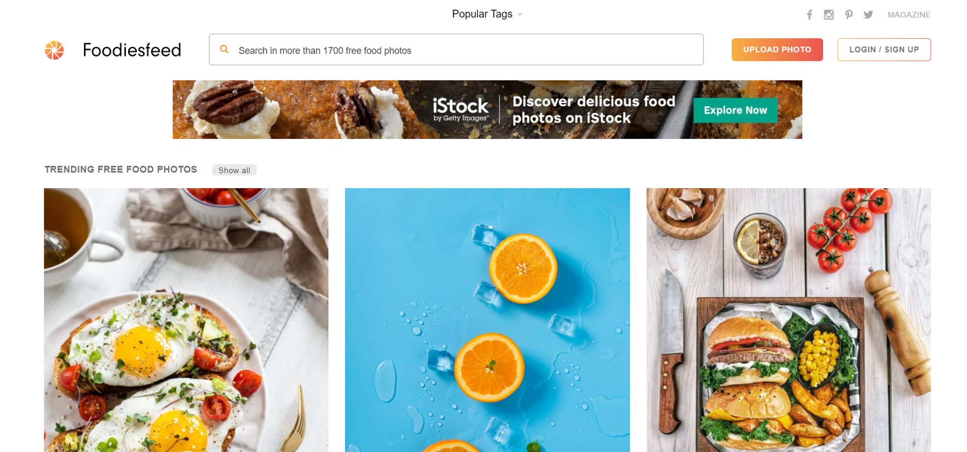 سایت FoodiesFeed
