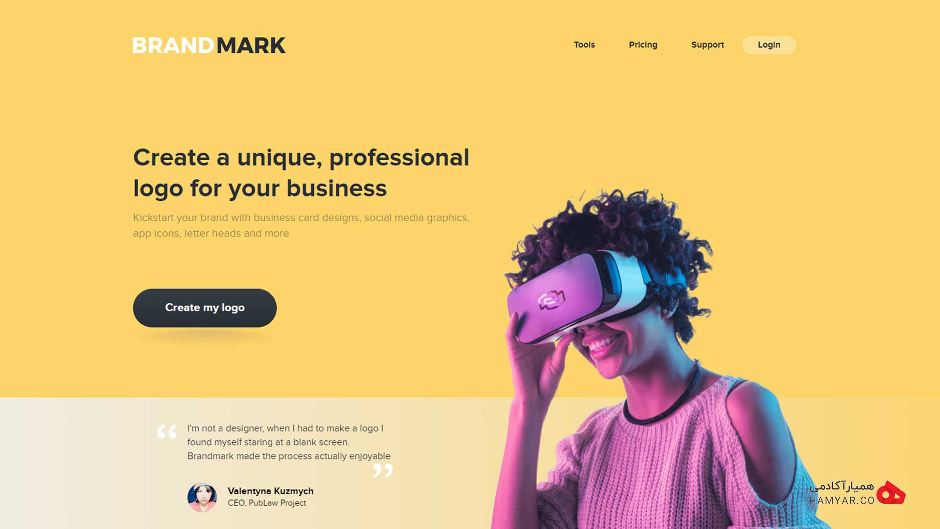 سایت Brandmark | سایت های طراحی لوگو
