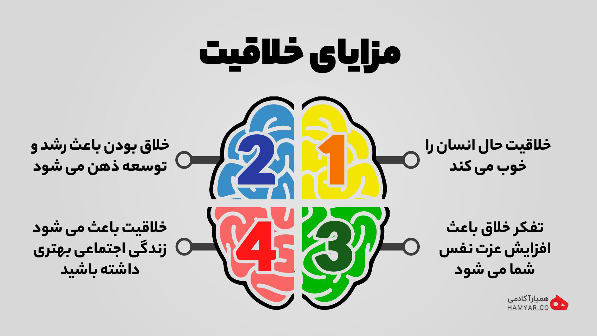 مزایای خلاقیت چیست