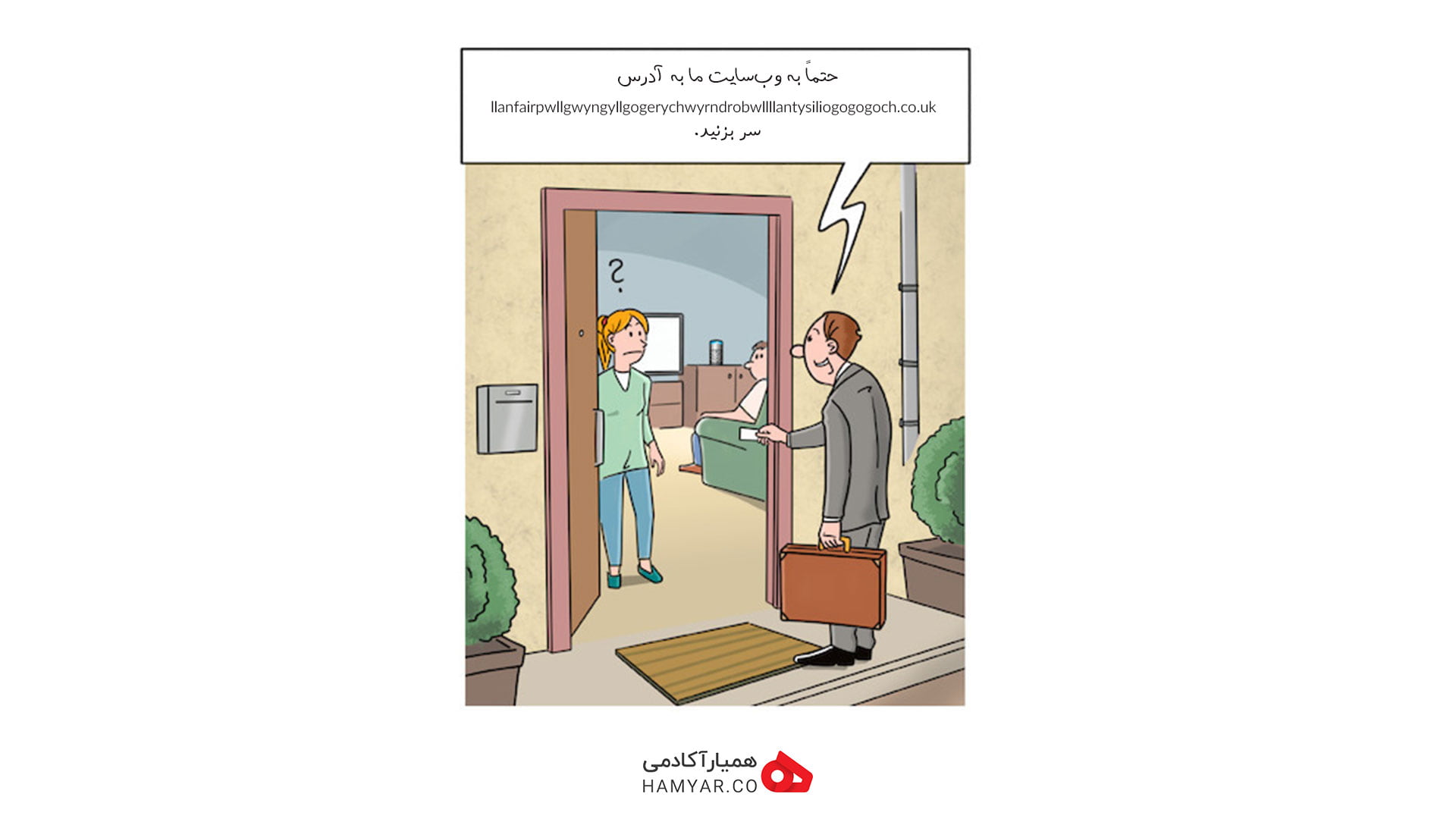 کاریکاتور انتخاب دامنه