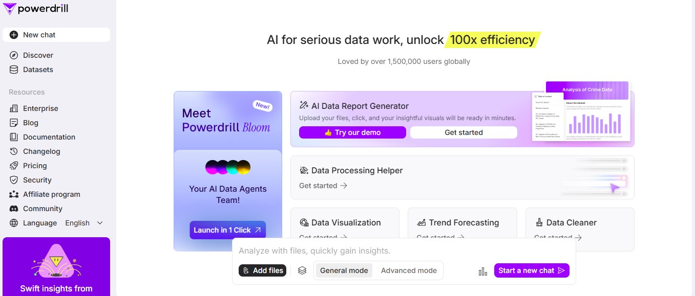 Powerdrill:  ابزاری برای تحلیل داده و حل مسائل ریاضی