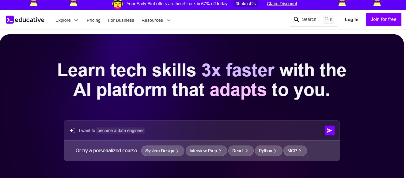  Educative.io : بهترین پلتفرم برای یادگیری هوش مصنوعی