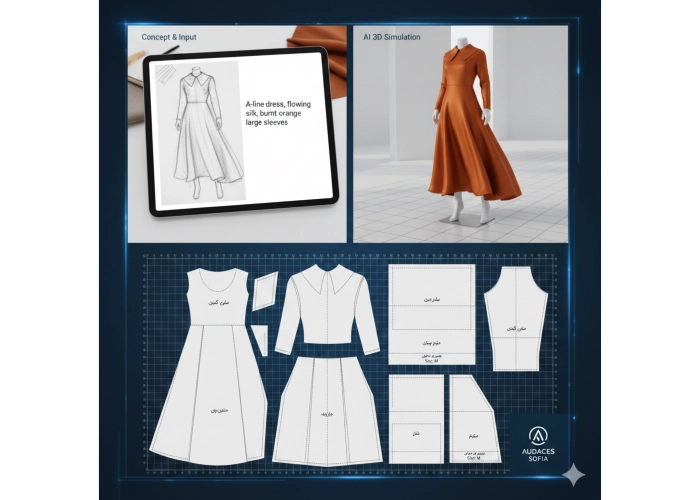 تبدیل عکس به الگو خیاطی با هوش مصنوعی