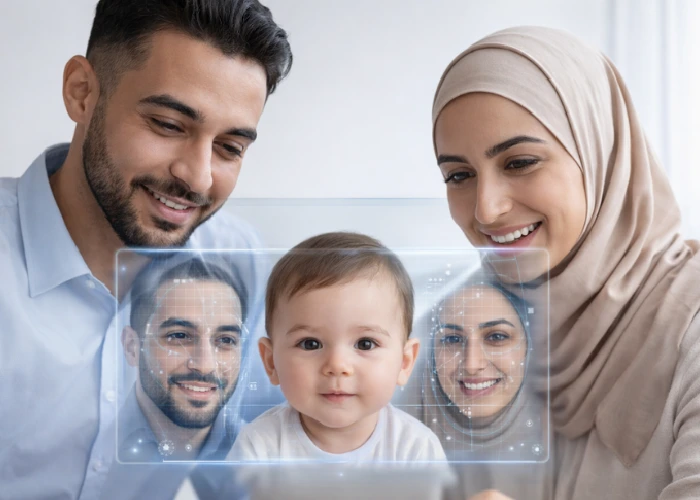 ابزارهای پیش‌بینی چهره فرزند با هوش مصنوعی